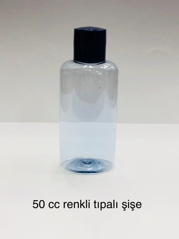 50 CC RENKLİ TIPALI PET ŞİŞE